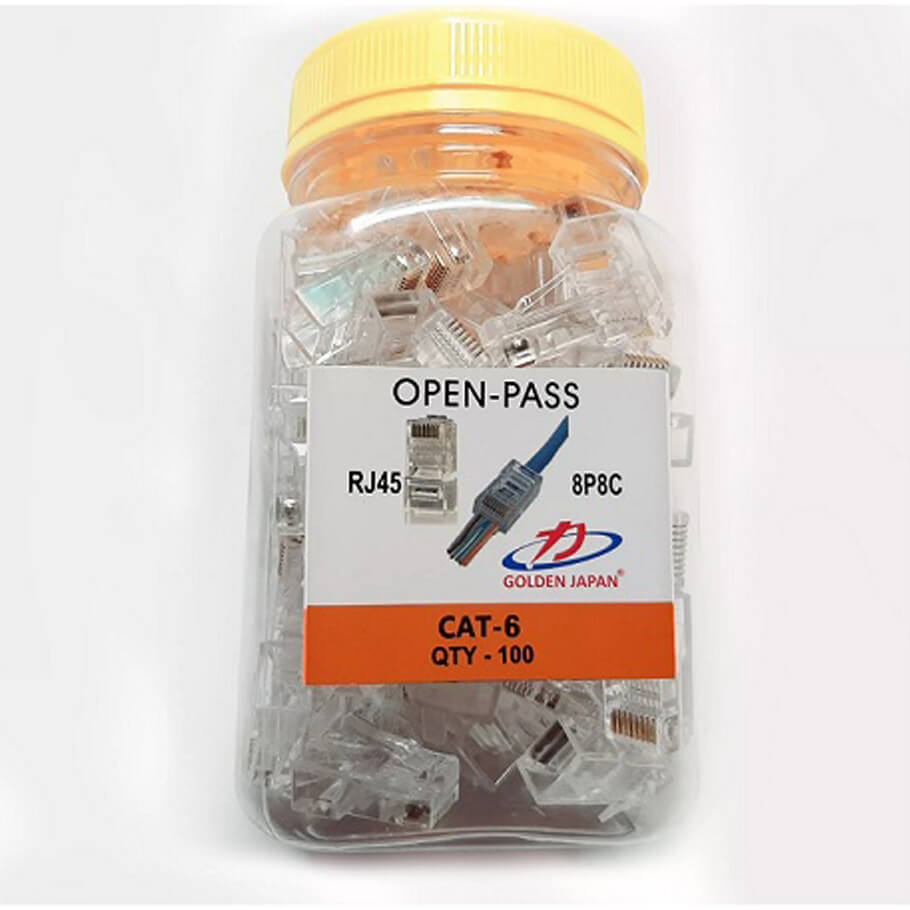 Đầu mạng xuyên thấu Golden Japan Cat6 UTP